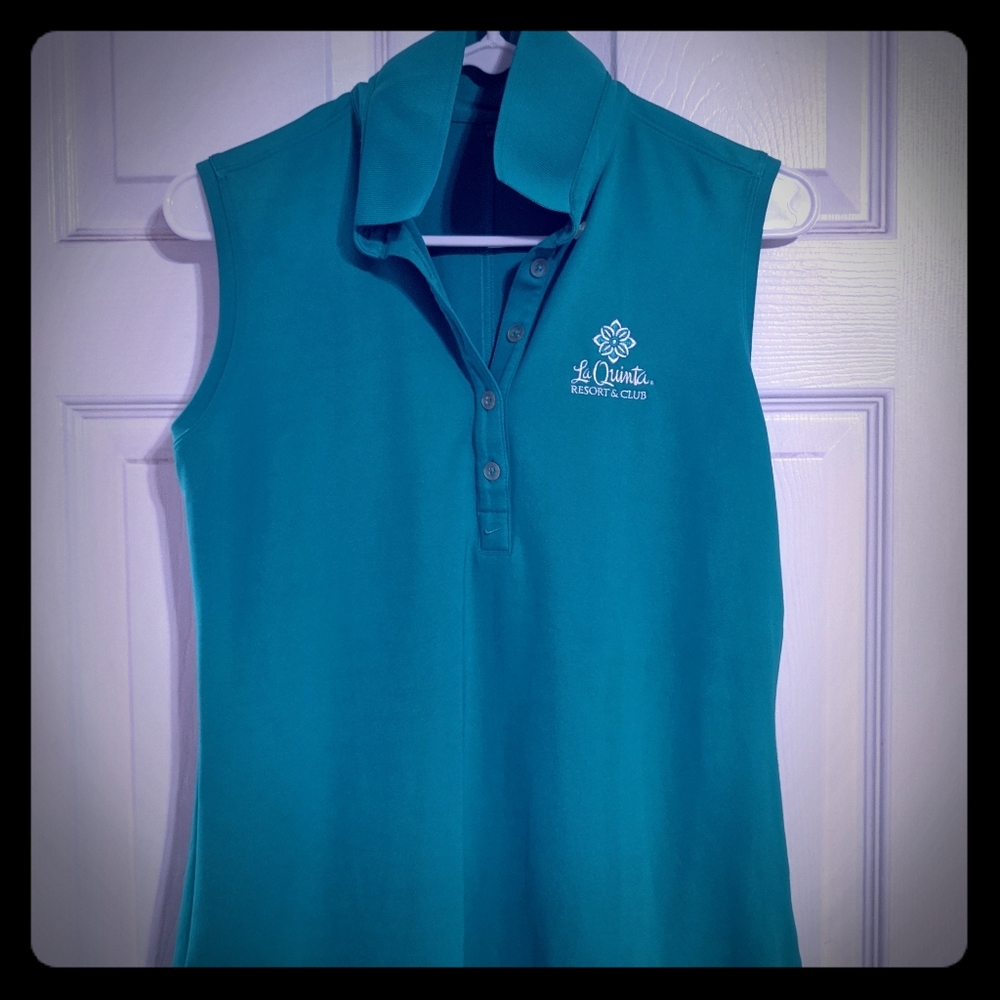La Quinta Nike Golf women's dri-fit sleeveless pol